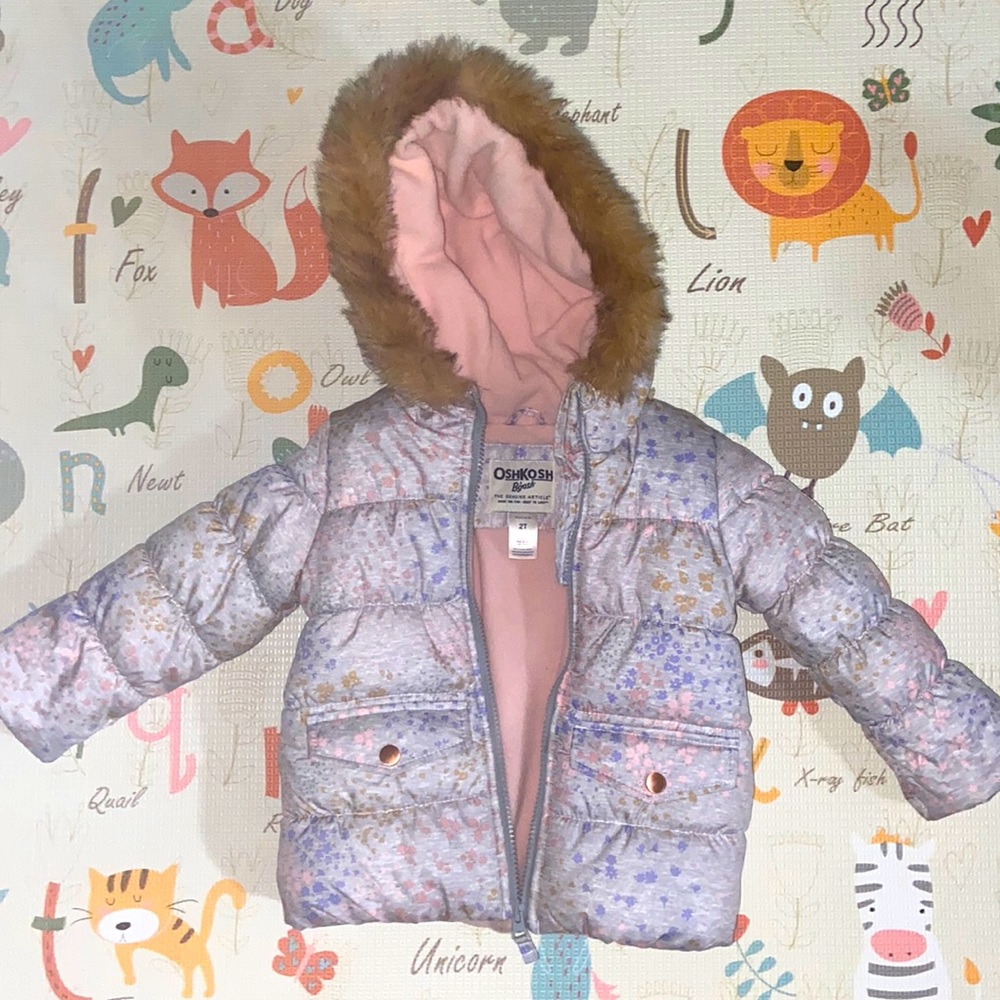 Oshkosh B’gosh Fleece Lined Winter/Snow Toddler Coat  (2T)